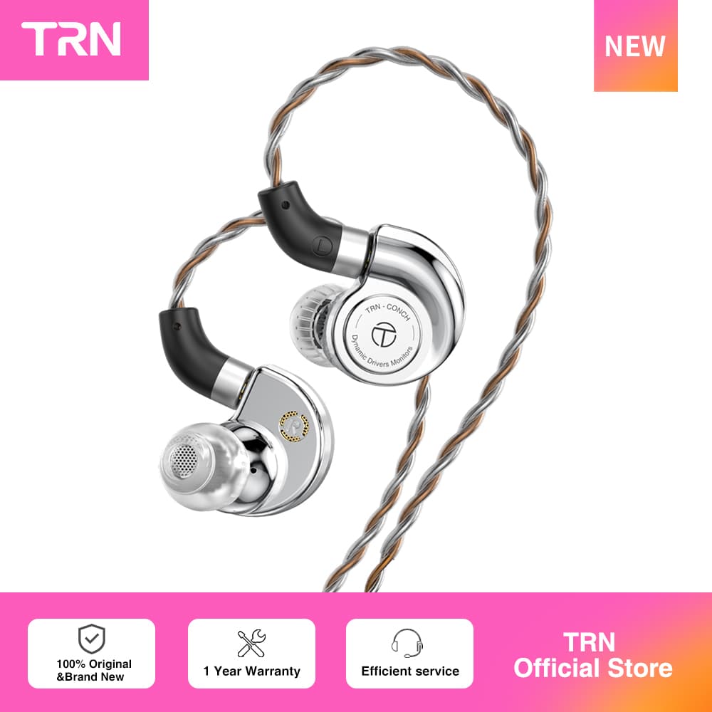 سماعات TRN Conch HiFi داخل الأذن بمحرك DLC