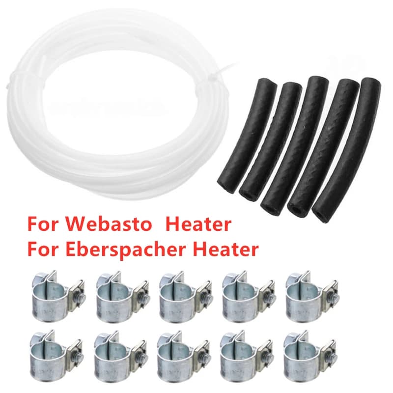3.5 m Car Heater Fuel Hose Line & Clip Repair Kit