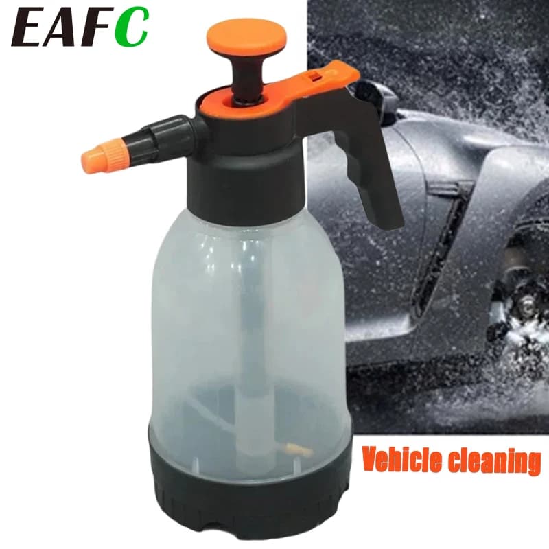 EAFC 1.2L Car Wash Spray Bottle Wash Can Hand-Held Car Wash Watering Car Home